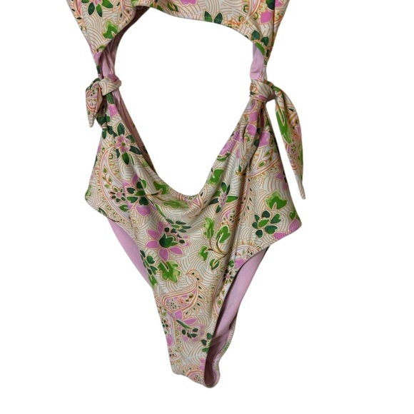 Aerie Women's One Piece Swimsuit with Cut Outs- Medium - Picture 4 of 10